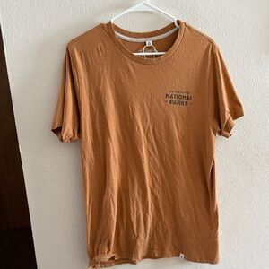 Men's Casual Brown National Parks Tee